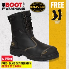 Oliver Work Boots 55380, Black